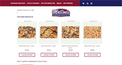 Desktop Screenshot of mallonsstickybuns.com